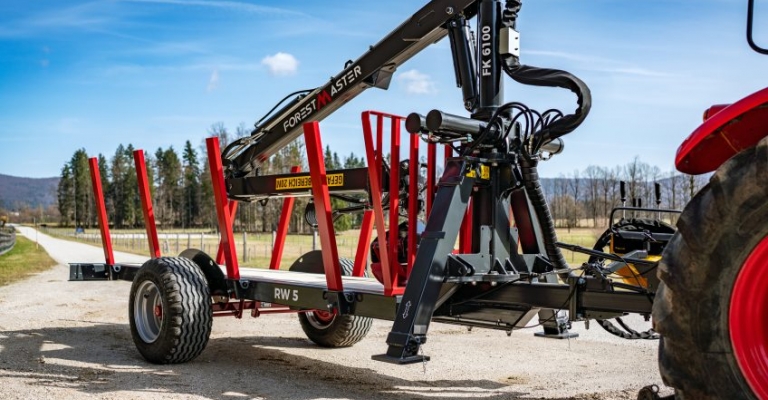 Hydraulic cylinders for forestry cranes, trailers and tractor accessories