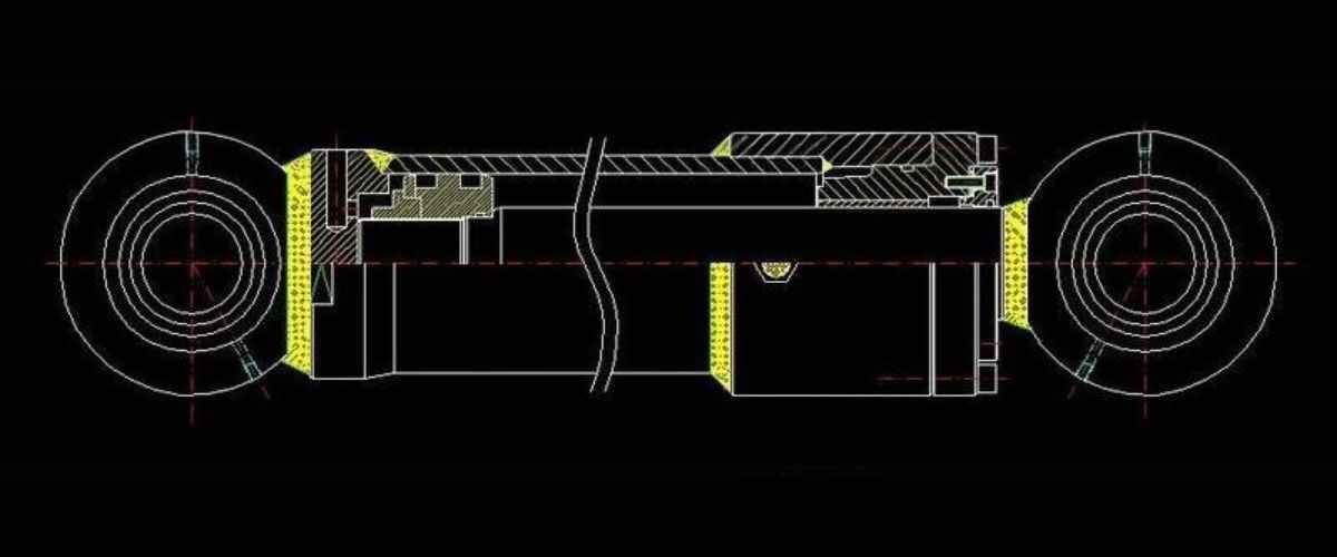 Single-acting hydraulic cylinders